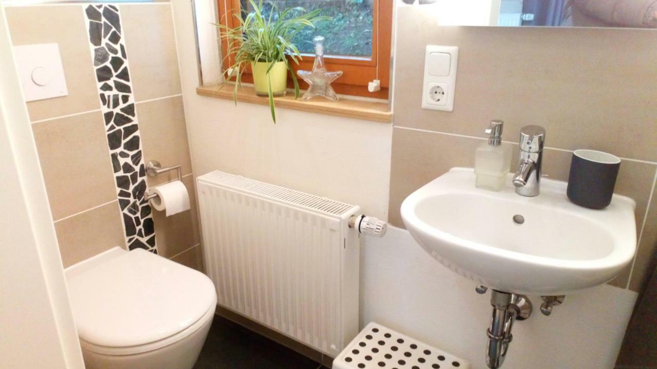 Apartment Mit Gartenblick Eckersdorf ภายนอก รูปภาพ